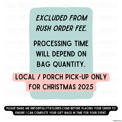 Classroom Collection | Christmas Gift Bag Design 1 (SCG)