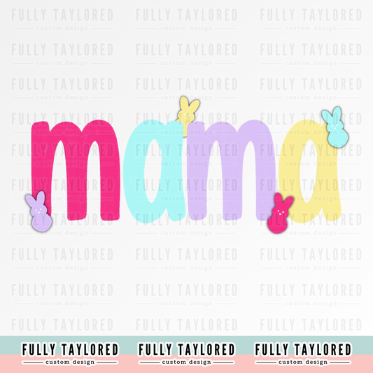 Easter Mama PNG for Sublimation or Print (Digital Download)