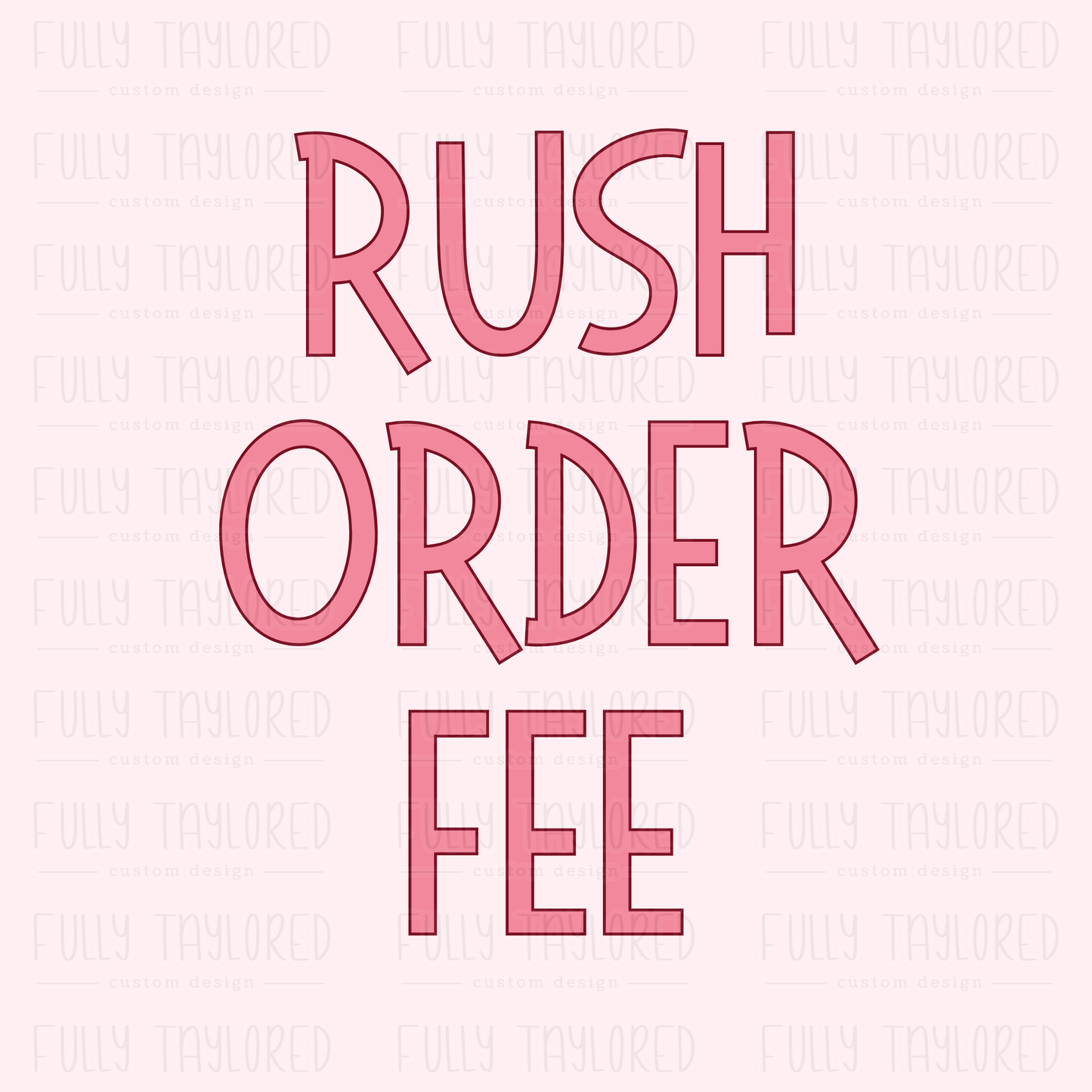 Rush Order Fee (Non-Banner)