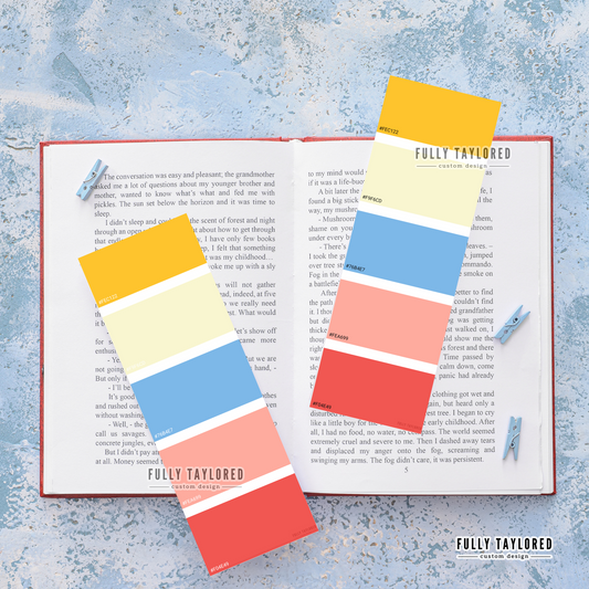 Beach Read Cover Swatch Bookmark