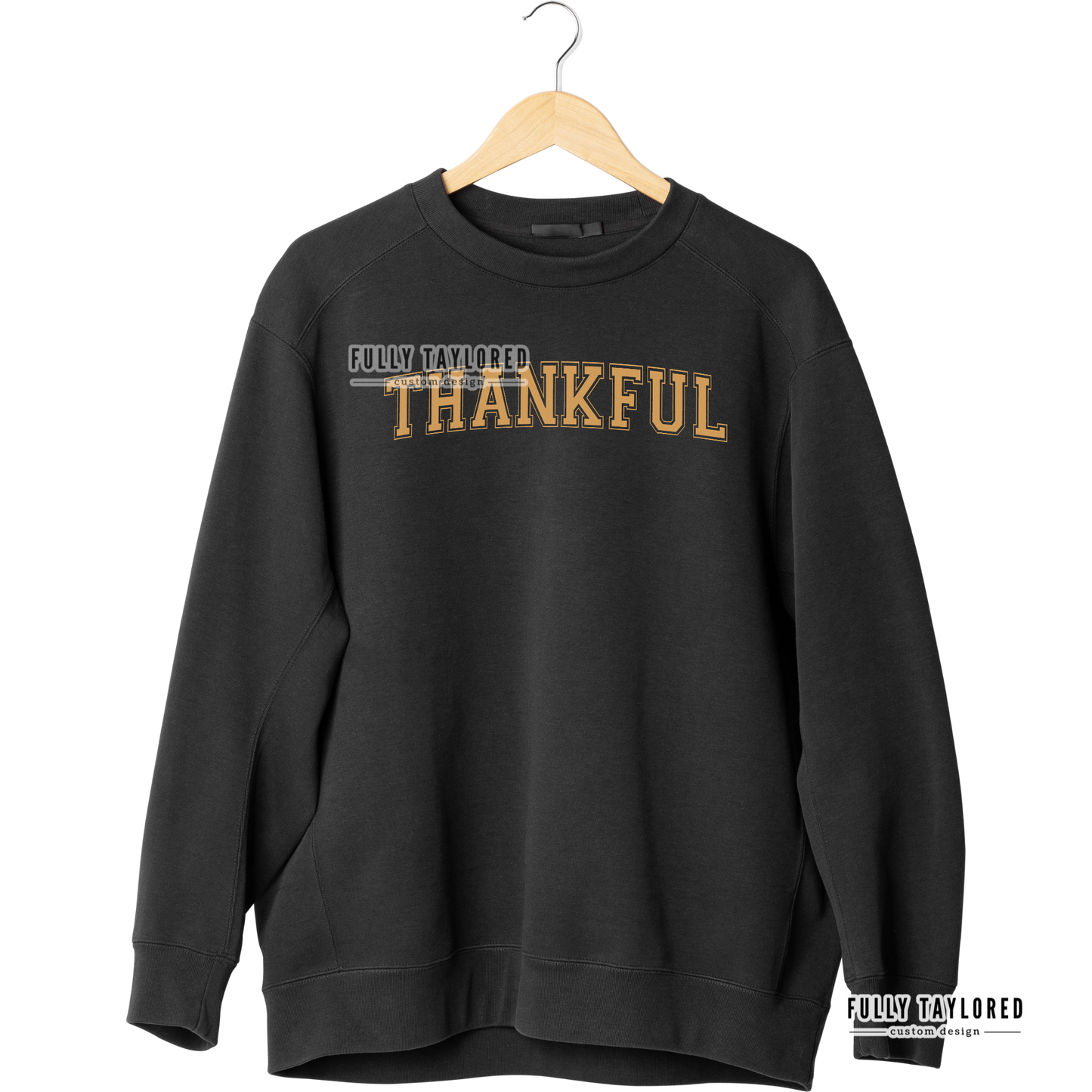 Thankful Yellow PNG for Sublimation or Print (Digital Download)