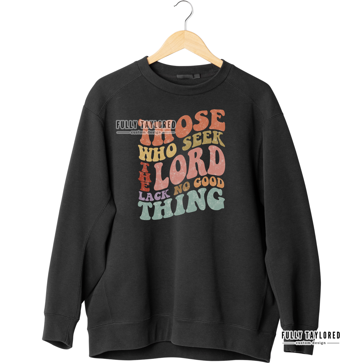 Those Who Seek The Lord PNG for Sublimation or Print (Digital Download)