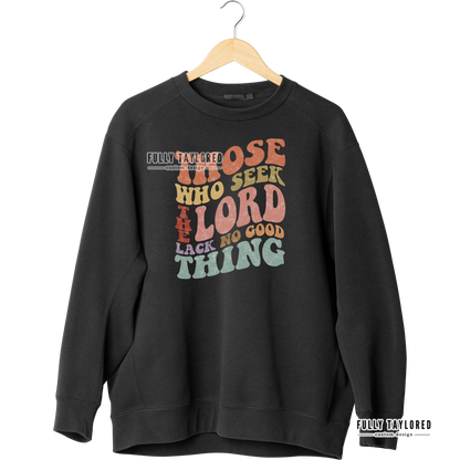 Those Who Seek The Lord PNG for Sublimation or Print (Digital Download)