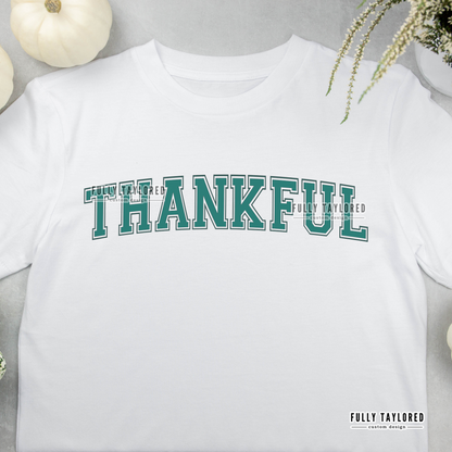 Thankful Green PNG for Sublimation or Print (Digital Download)