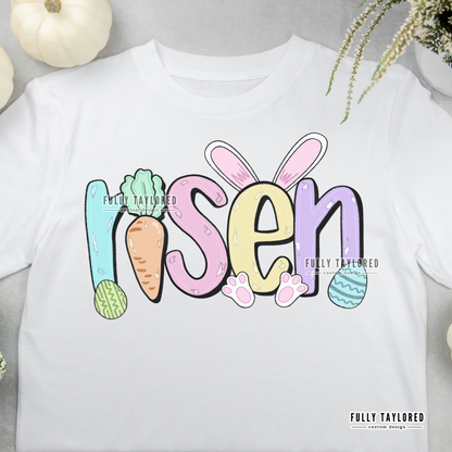 Risen Glitter Easter PNG for Sublimation or Print (Digital Download)