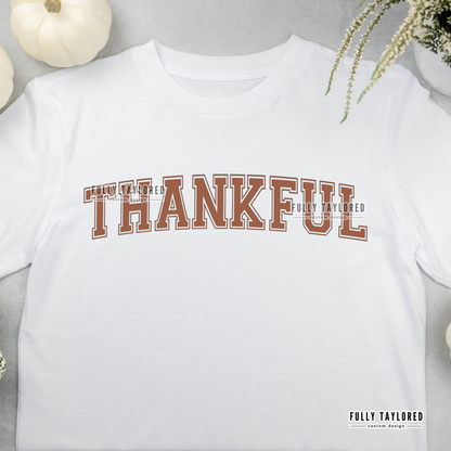 Thankful Brown PNG for Sublimation or Print (Digital Download)