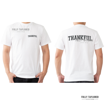 Thankful Black PNG for Sublimation or Print (Digital Download)