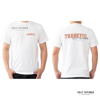 Thankful Orange PNG for Sublimation or Print (Digital Download)