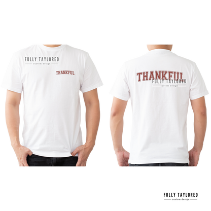 Thankful Red PNG for Sublimation or Print (Digital Download)