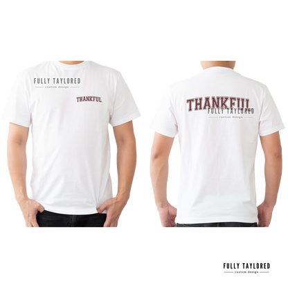 Thankful Maroon PNG for Sublimation or Print (Digital Download)