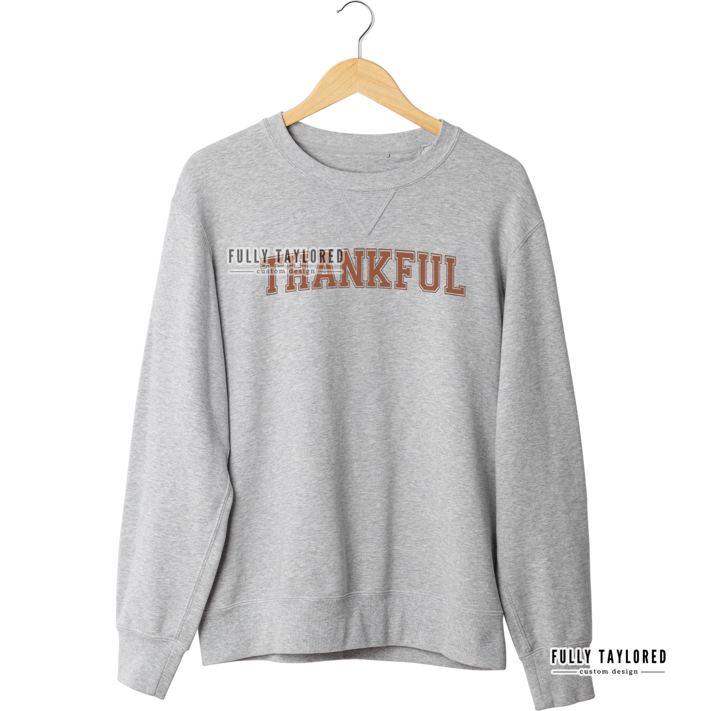 Thankful Brown PNG for Sublimation or Print (Digital Download)