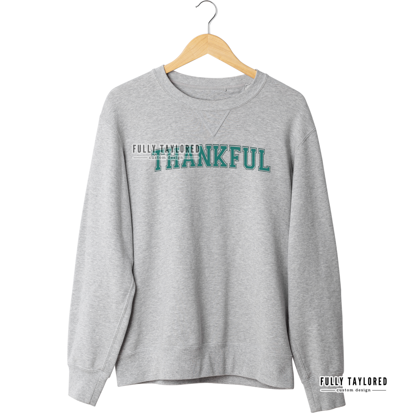 Thankful Green PNG for Sublimation or Print (Digital Download)