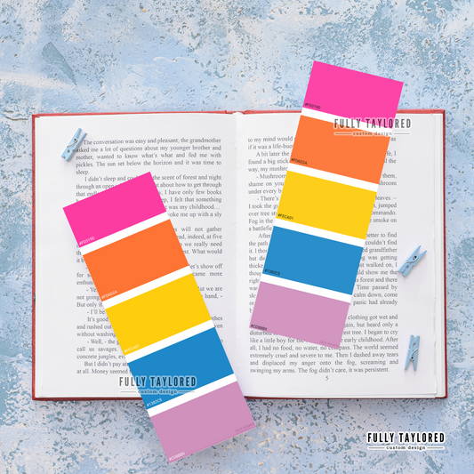 Happy Place Cover Swatch Bookmark