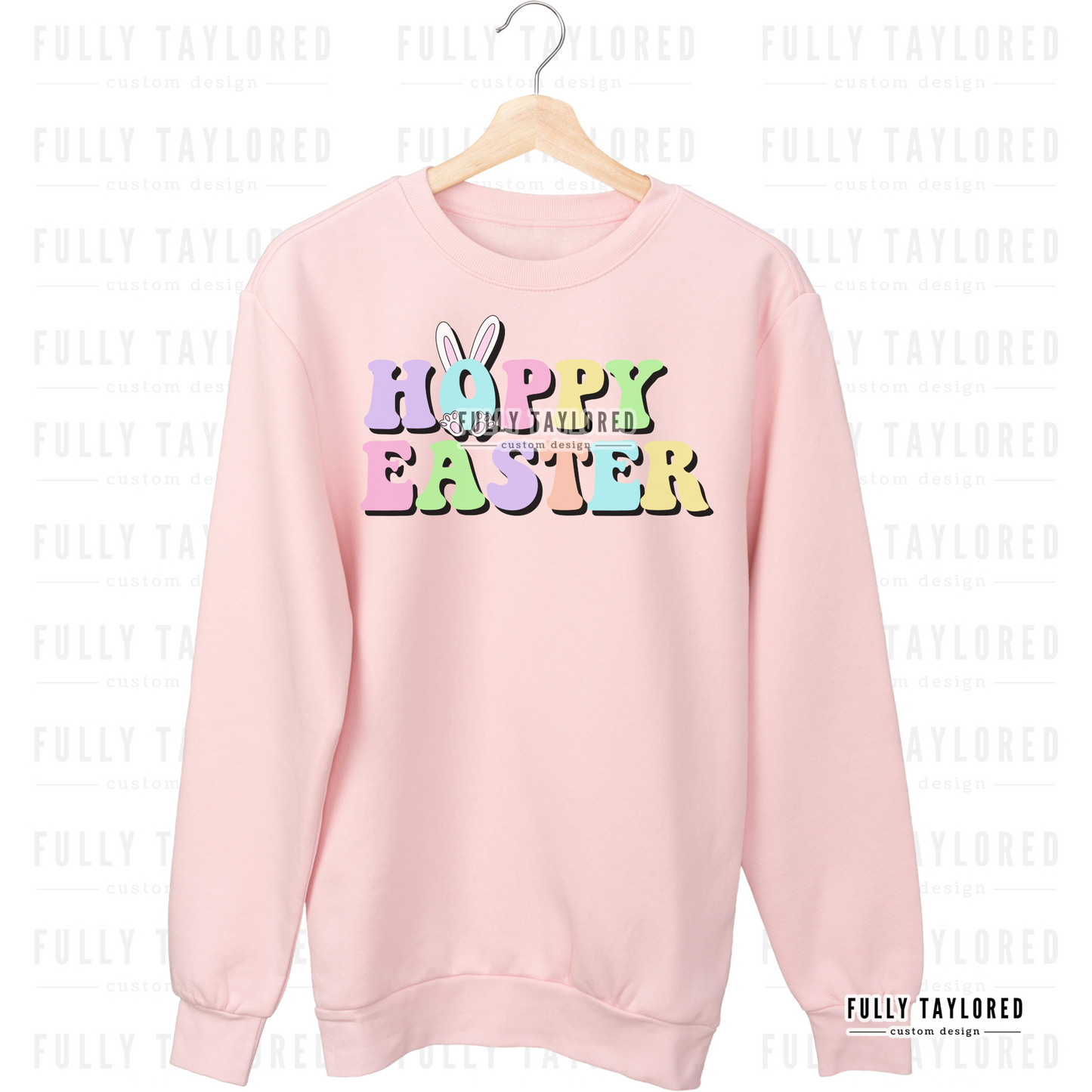 Hoppy Easter Bunny PNG for Sublimation or Print (Digital Download)