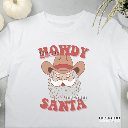 Howdy Santa PNG for Sublimation or Print (Digital Download)