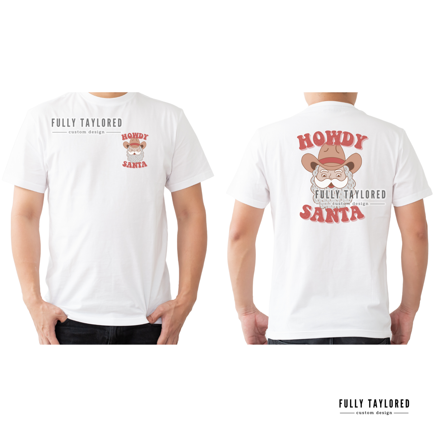 Howdy Santa PNG for Sublimation or Print (Digital Download)