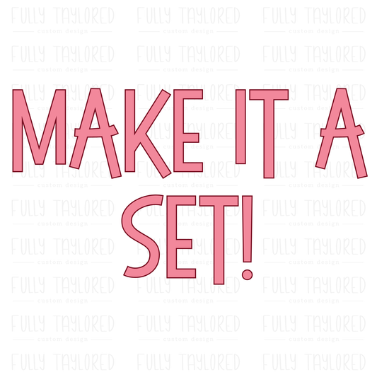 Make It a Set | Mini Tassel Upgrade