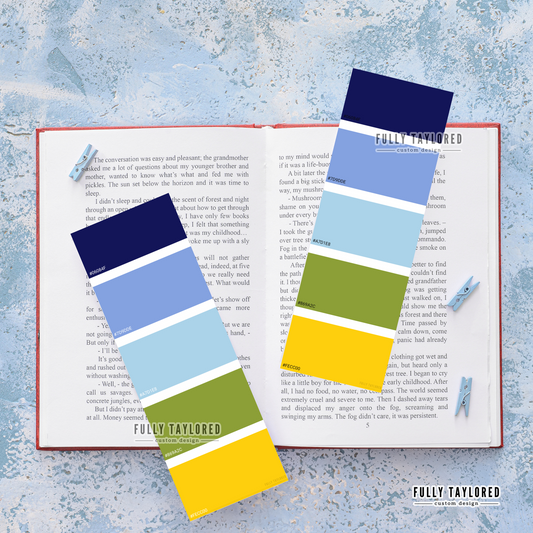 Things We Never Got Over Cover Swatch Bookmark